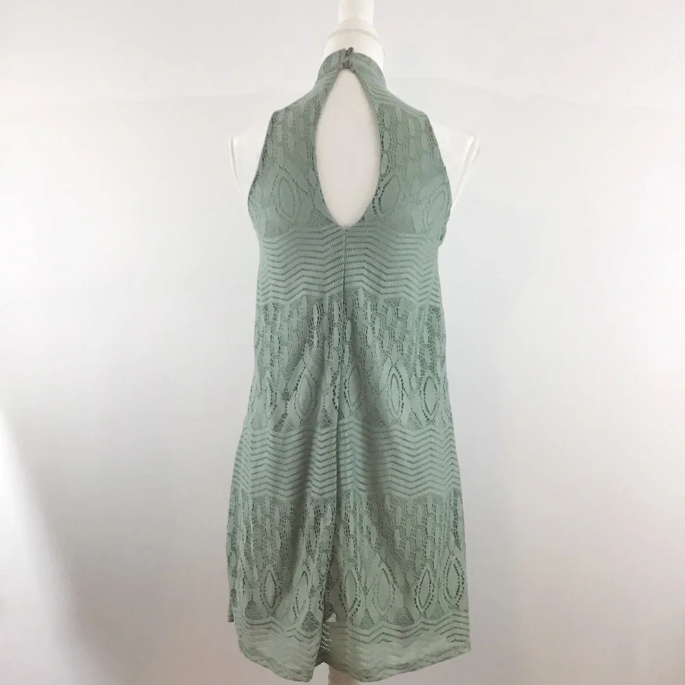 **2 FOR $20** CITY STUDIO LACE HALTER DRESS - Picture 5 of 9
